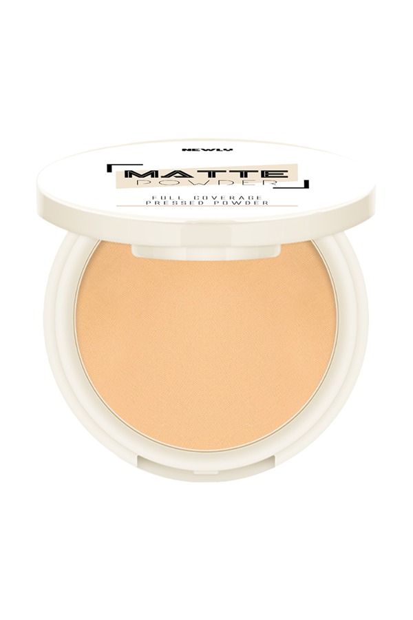 NEWLY Yüksek Kapatıcı Mat Pudra - NEWLY Matte Powder - Beyaz Ten 02