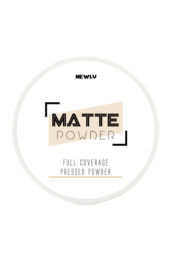 NEWLY Yüksek Kapatıcı Mat Pudra - NEWLY Matte Powder -Açık Beyaz Ten 01